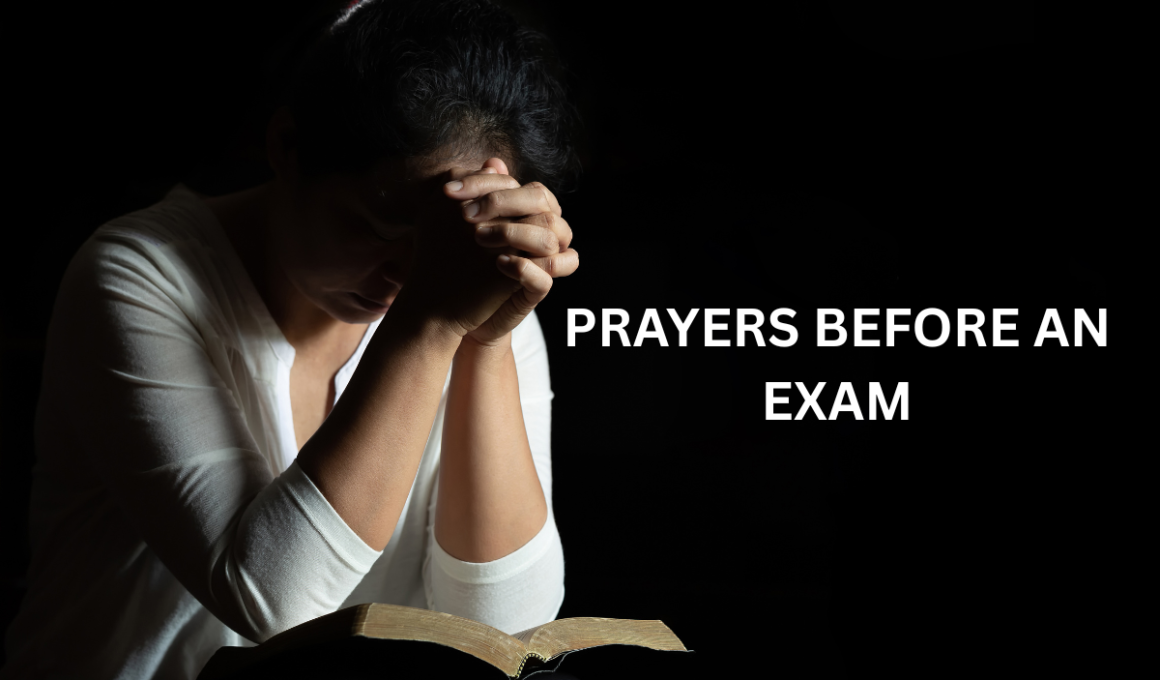 prayers before an exam