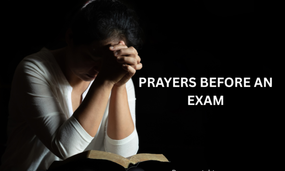 prayers before an exam
