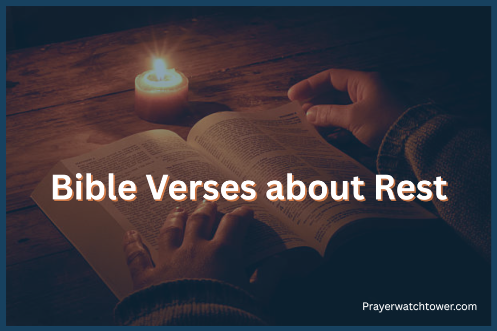 Bible Verses about Rest
