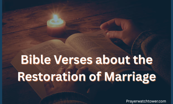 Bible Verses about Restoration of Marriage