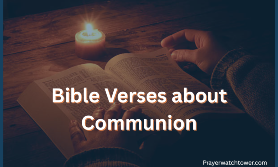 Bible Verses about Communion