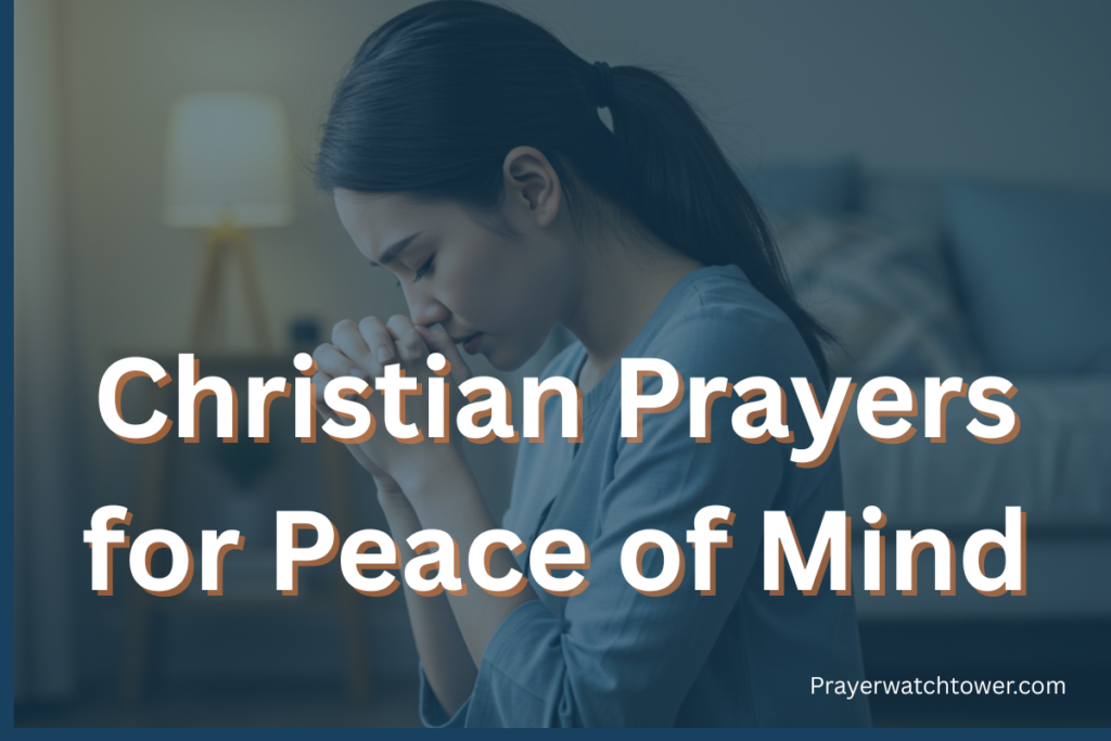 Christian Prayers for Peace of Mind
