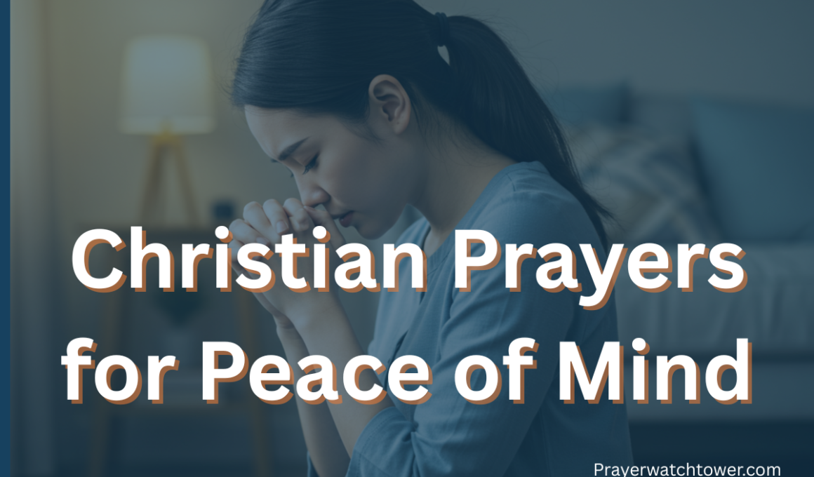 Christian Prayers for Peace of Mind