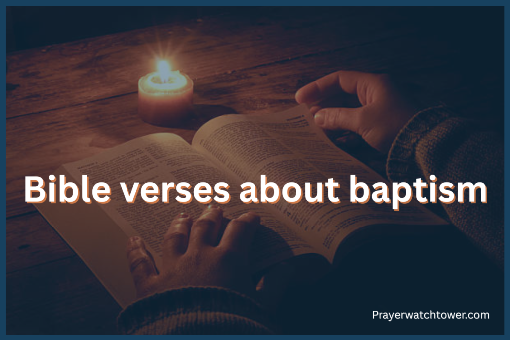 Bible Verses about Baptism