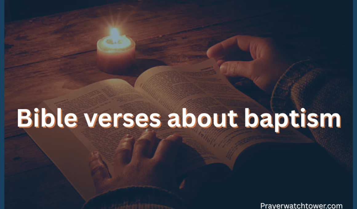 Bible Verses about Baptism