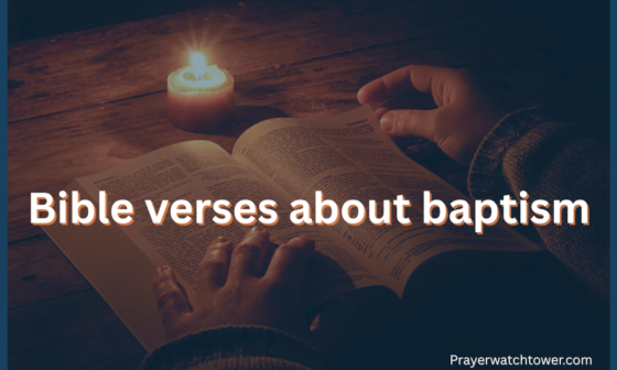 Bible Verses about Baptism