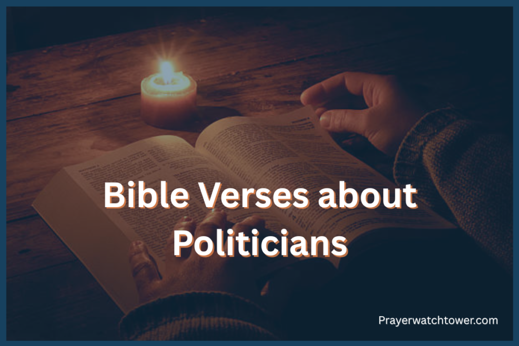 Bible Verses about Politicians