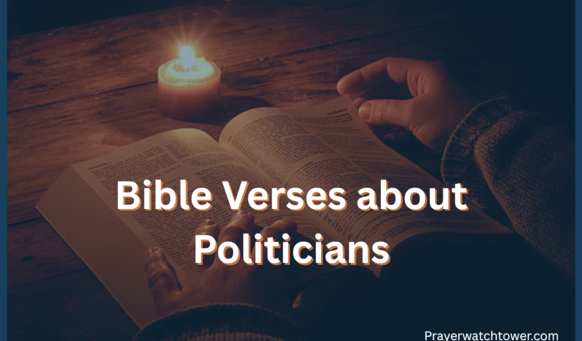 Bible Verses about Politicians