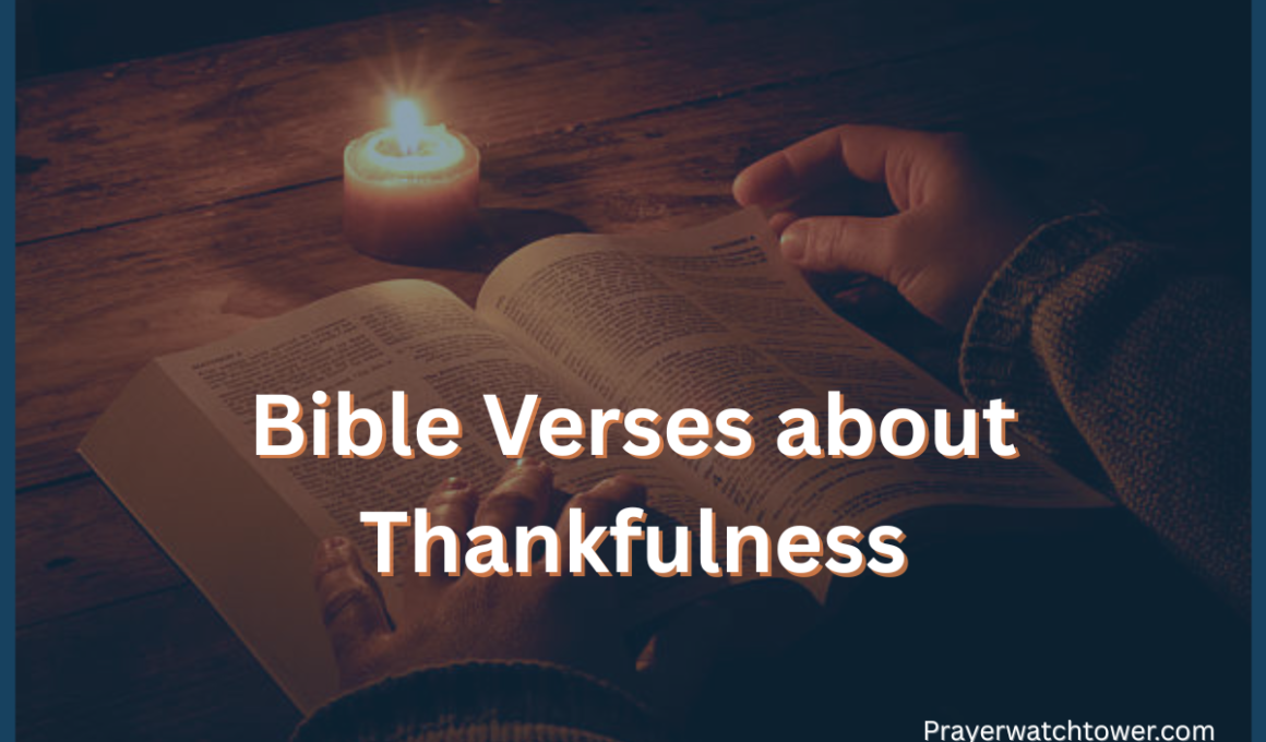 Bible Verses about Thankfulness