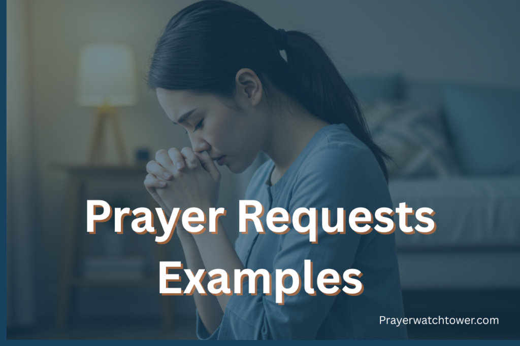 Prayer Requests Examples
