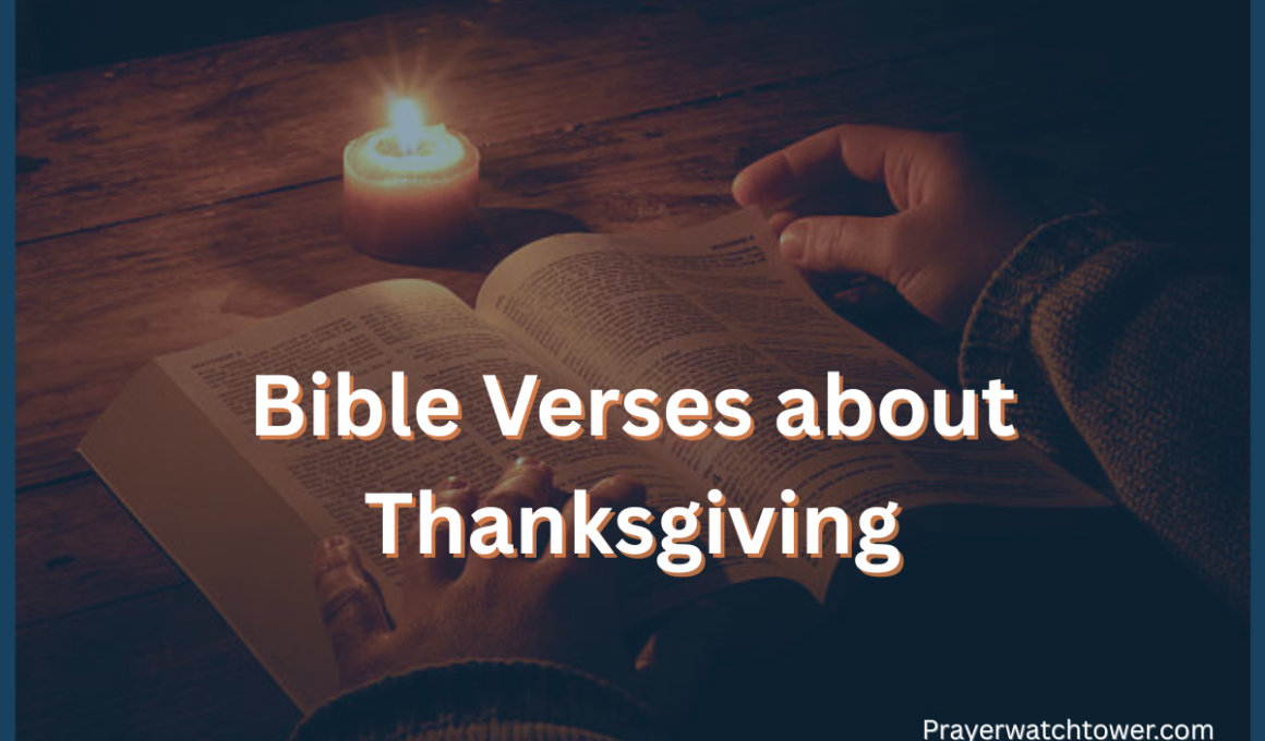 Bible Verses about Thanksgiving
