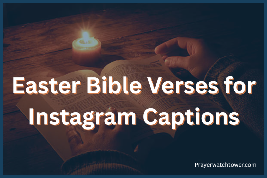 Easter bible verses for Instagram captions