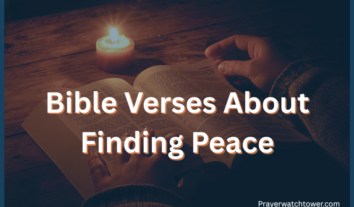Bible Verses About Finding Peace