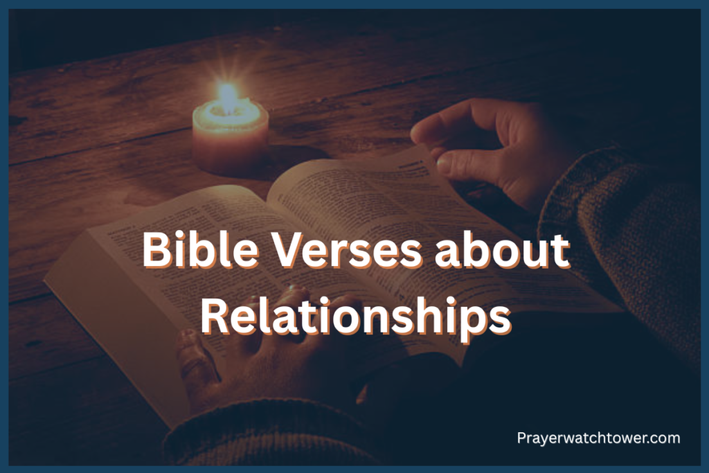 Bible Verses about Relationships