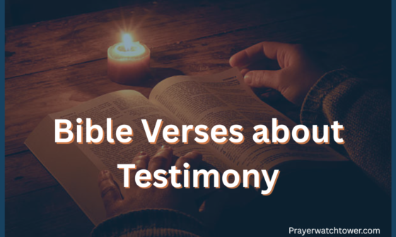 Bible Verses about Testimony