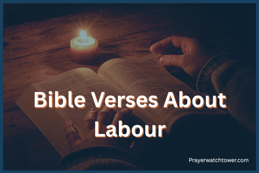 Bible Verses About Labor