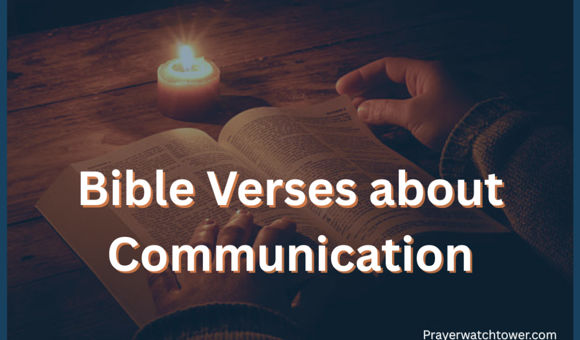 Bible Verses about Communication
