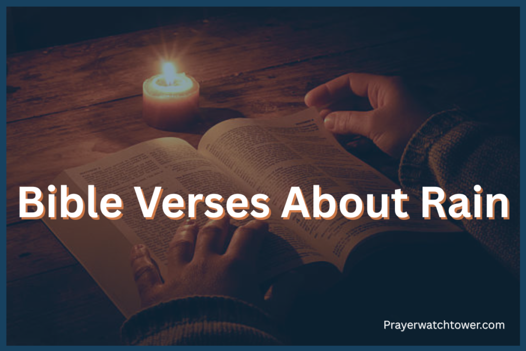 Bible Verses About Rain