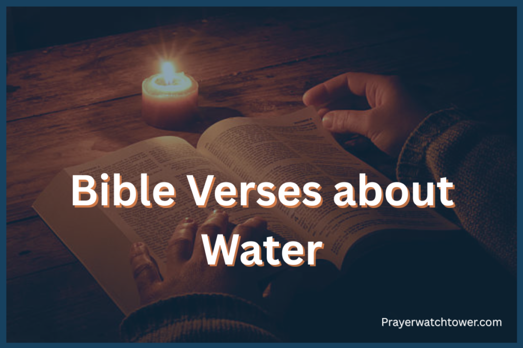 Bible Verses about Water