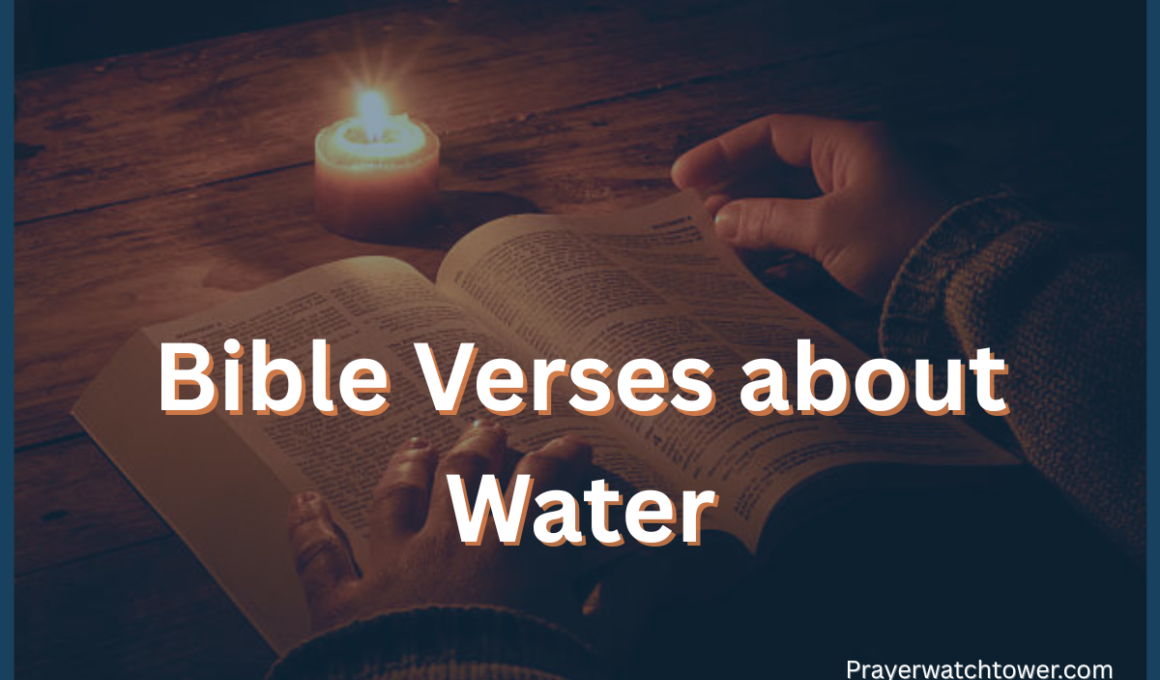 Bible Verses about Water
