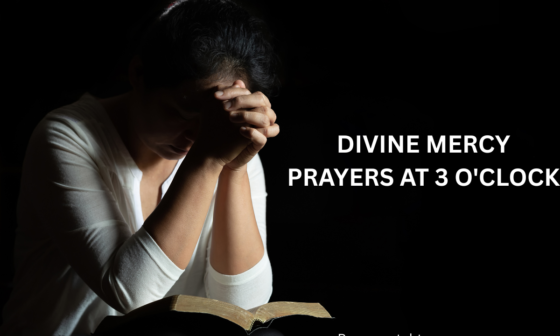 Divine Mercy prayers at 3 o'clock