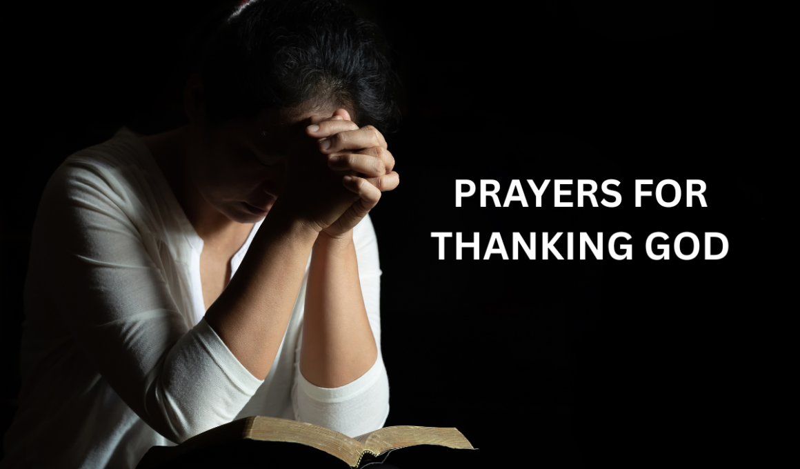 Prayers for Thanking God