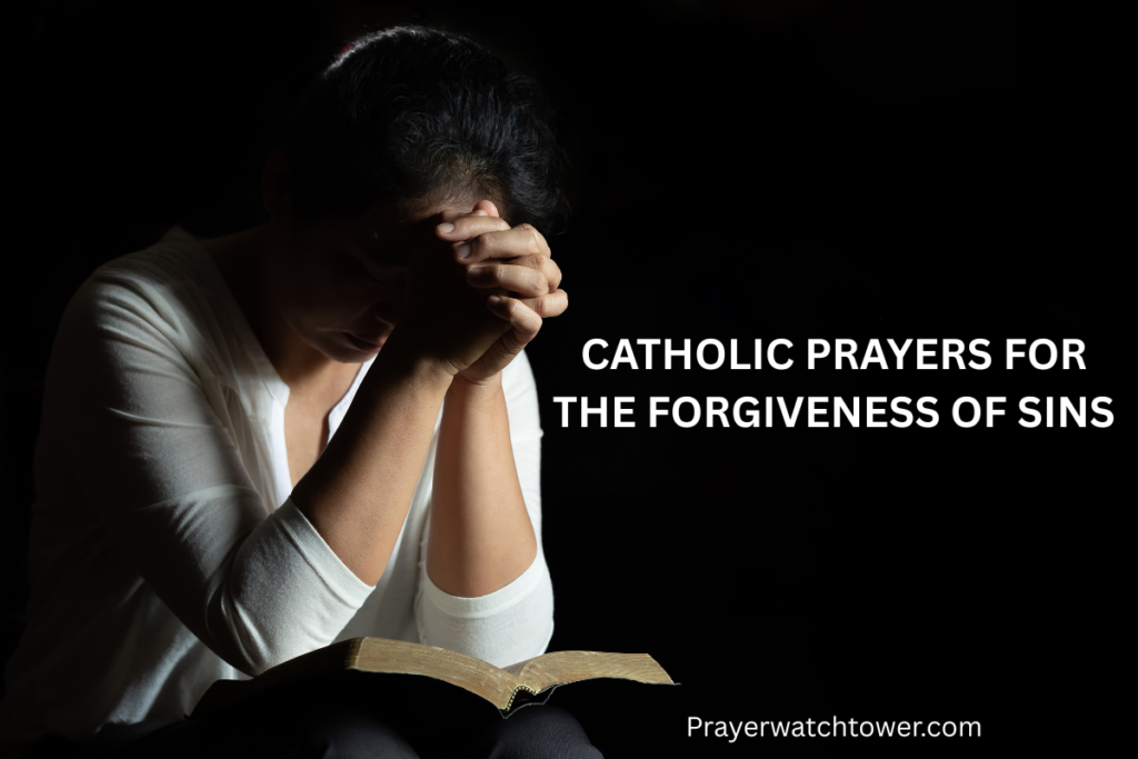 Catholic Prayers for the Forgiveness of Sins