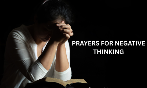Prayers for negative thinking
