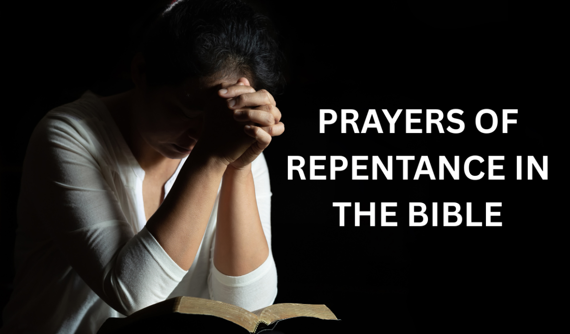 prayers of repentance in the Bible