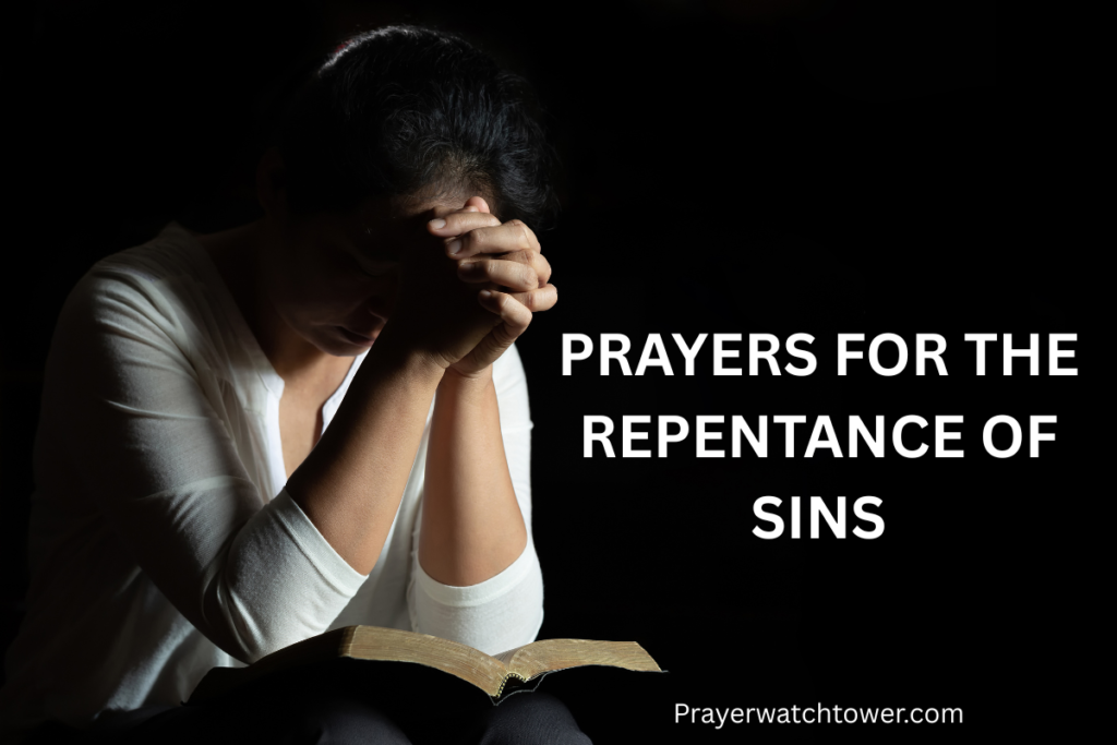 prayers for the repentance of sins