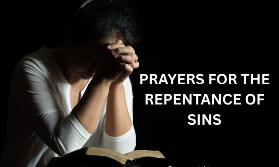 prayers for the repentance of sins