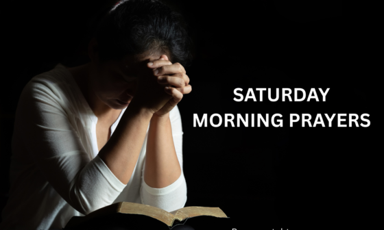 Saturday morning prayers
