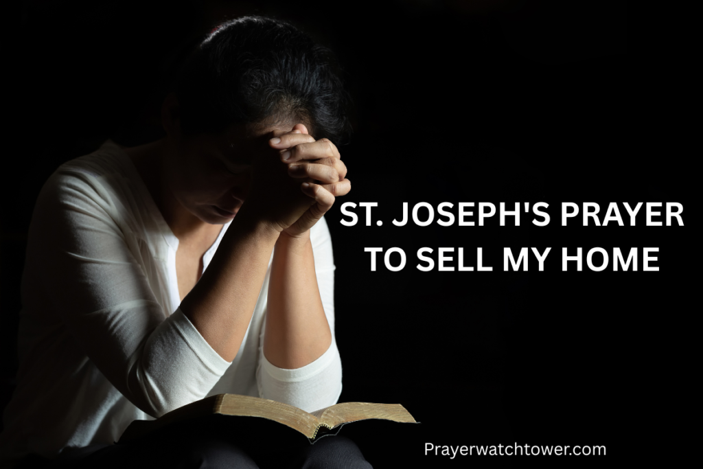 St. Joseph's prayer to sell my home