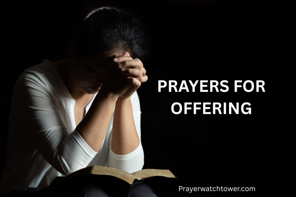 prayers for offering 