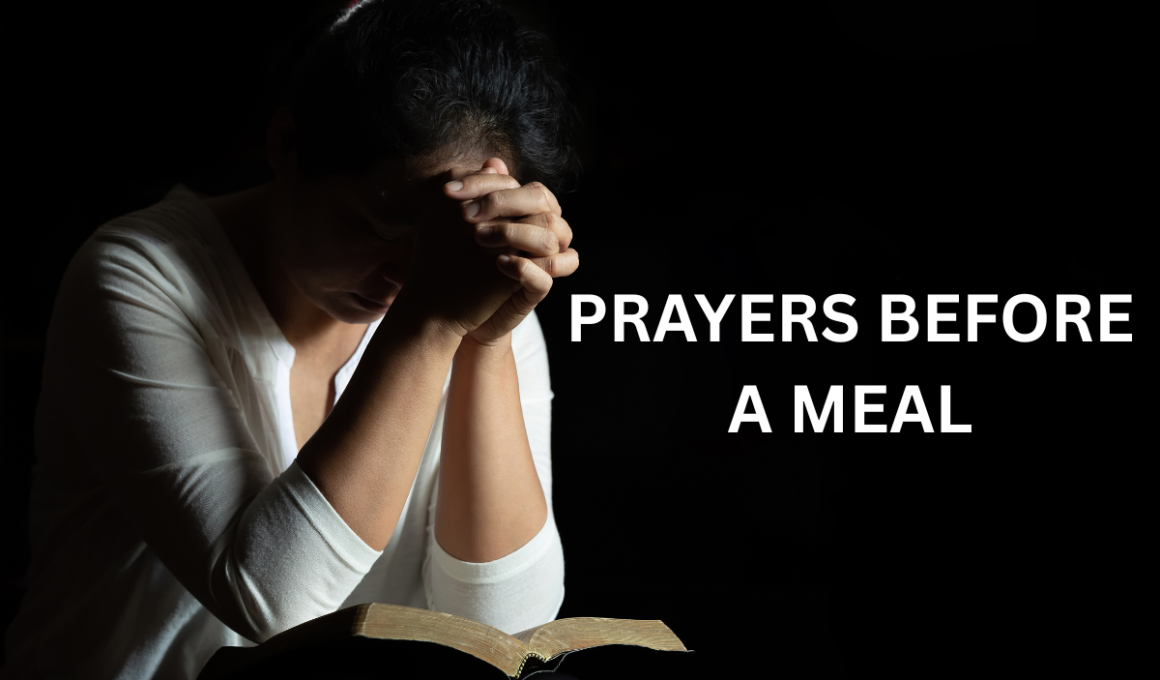Prayers before a meal