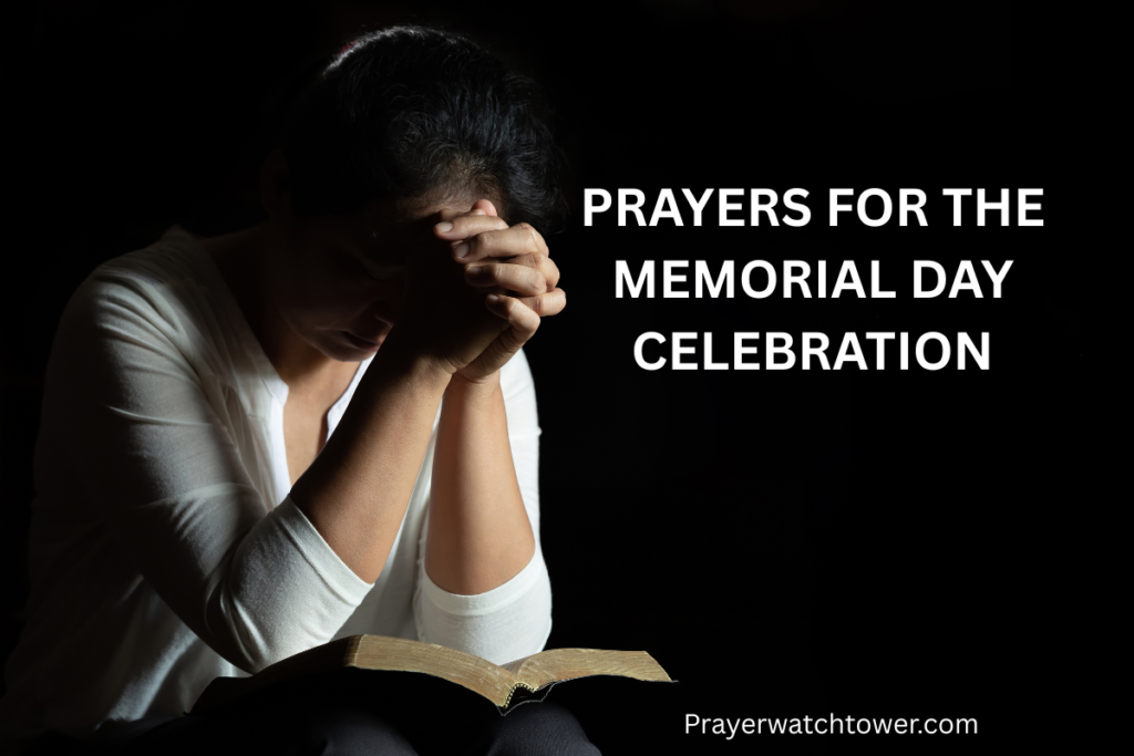 Prayers for the Memorial Day celebration