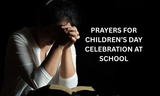 Prayers for Children’s Day celebration at school