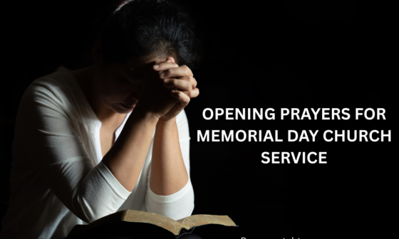 opening prayers for Memorial Day church service
