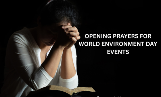 Opening prayers for World Environment Day events