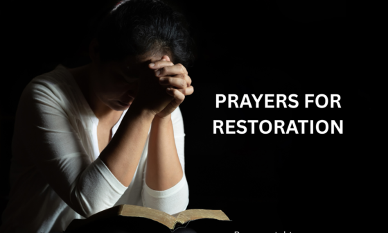 Prayers for Restoration