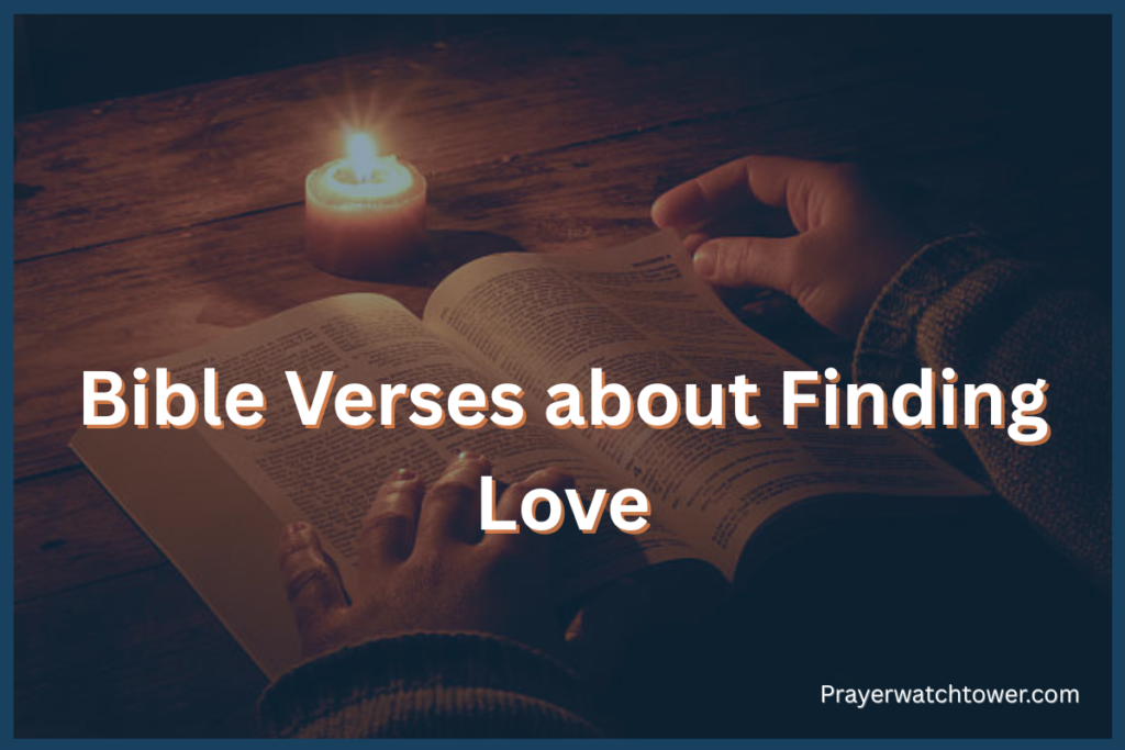 Bible Verses about Finding Love