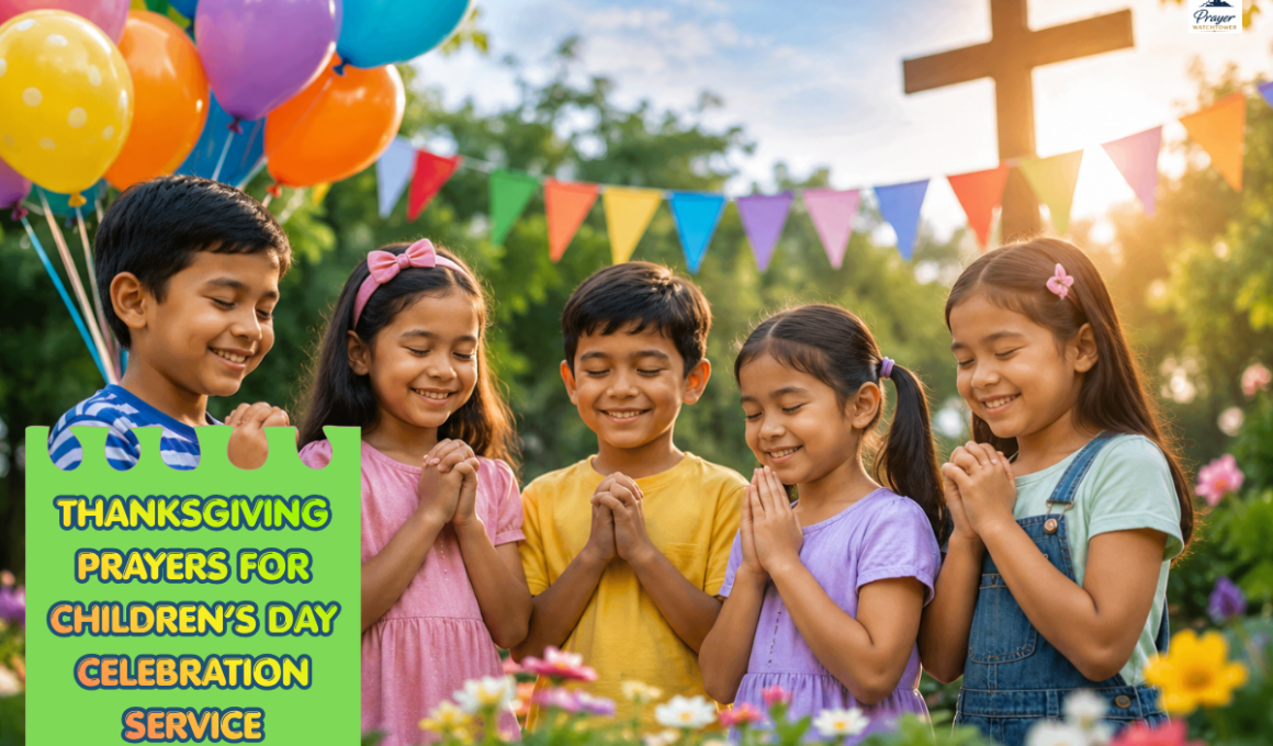 Thanksgiving prayers for Children’s Day celebration service