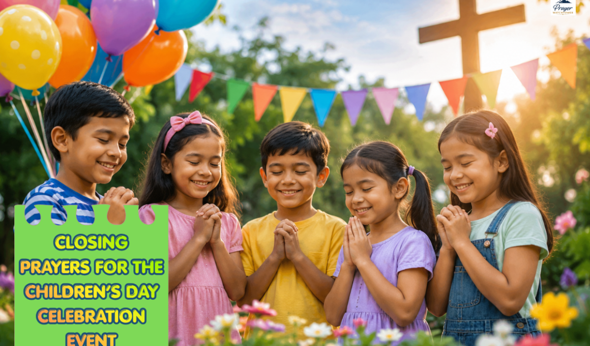 Closing prayers for the Children’s Day celebration event
