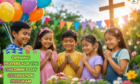 Opening prayers for the Children’s Day celebration program