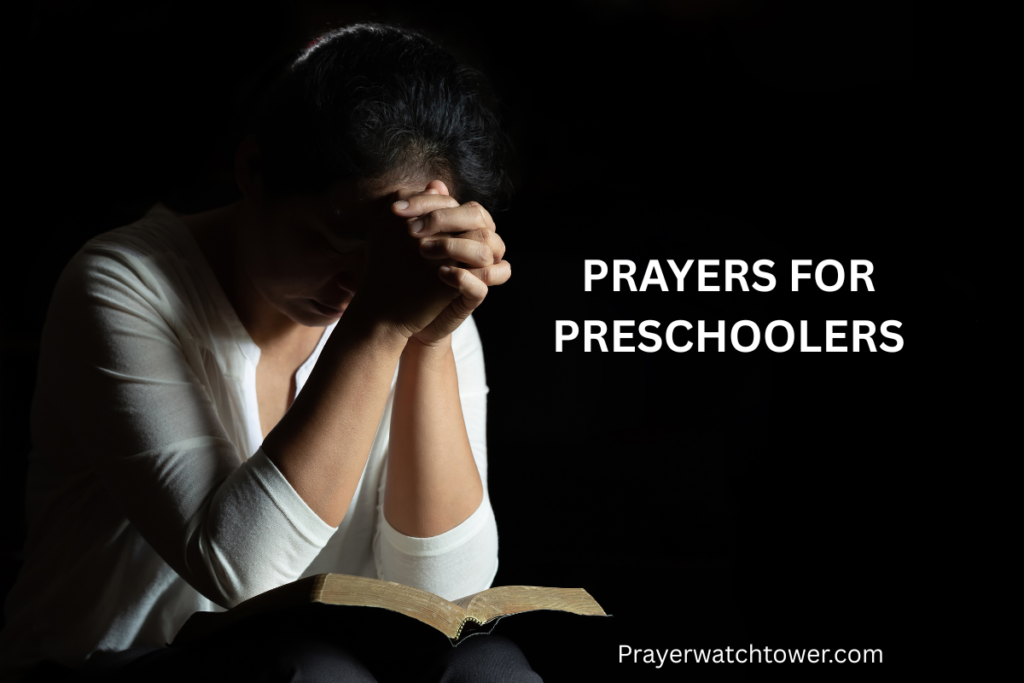prayers for preschoolers