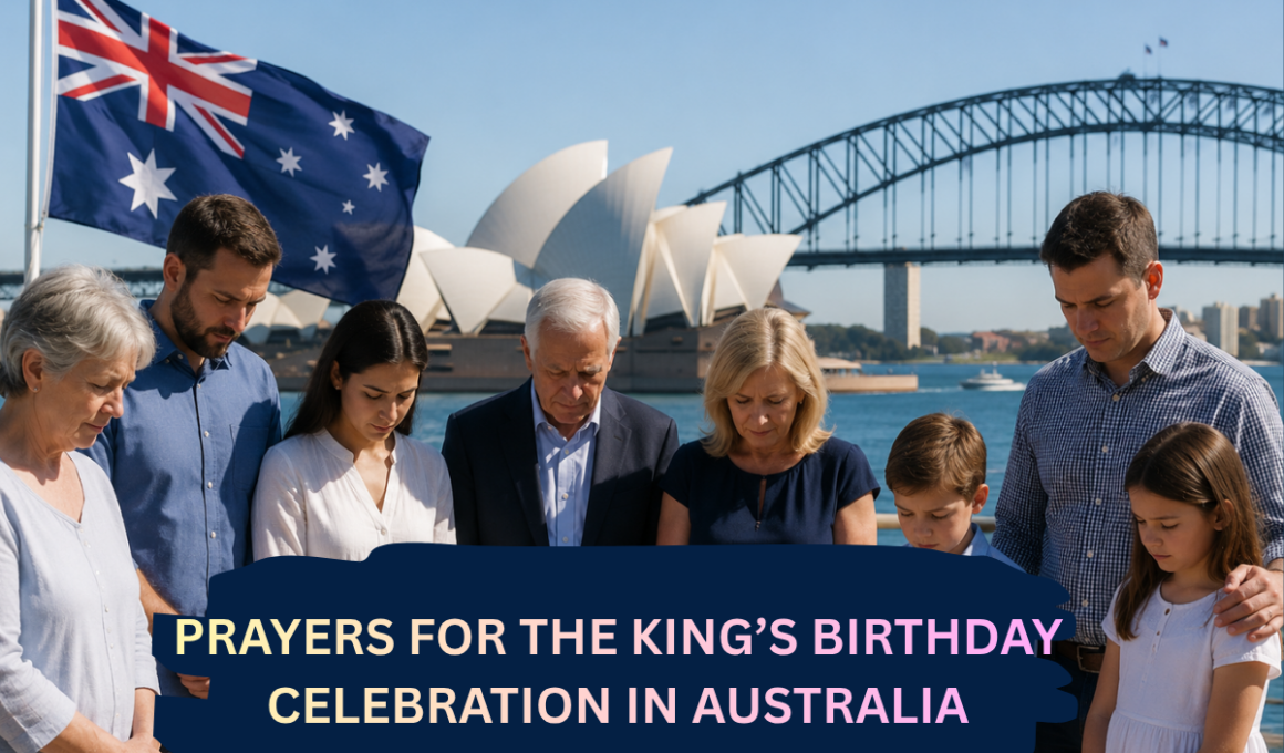 Prayers for the King’s Birthday celebration in Australia