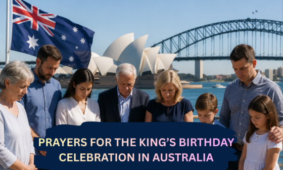 Prayers for the King’s Birthday celebration in Australia