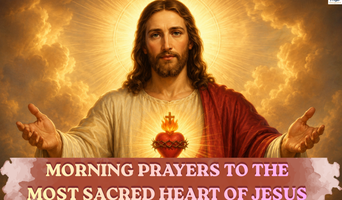 Morning prayers to the Most Sacred Heart of Jesus