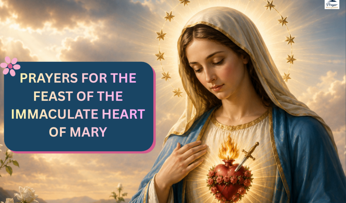 opening prayers for the Immaculate Heart of Mary celebration
