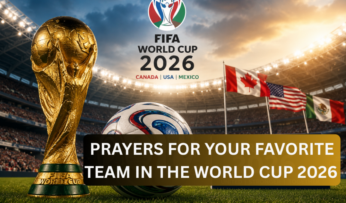 Prayers for your favorite team in the World Cup 2026